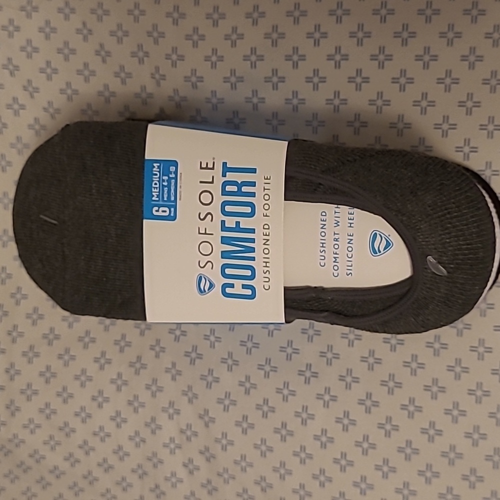 Sofsole Comfort Cushioned Footie No Show